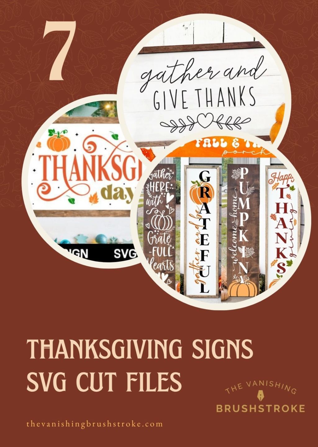 7 Thanksgiving Sign SVG Cut Files to Decorate Your Home This Thanksgiving&nbsp;Season